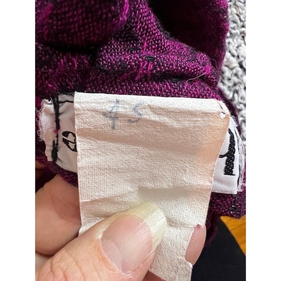 Women's Vintage Bagatelle Maroon Pencil Skirt Size 4 - Picture 4 of 6